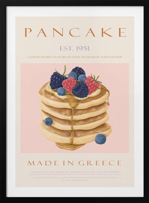 Pancakes Est. 1951 Framed Art Wall Decor