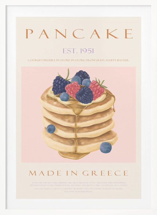 Pancakes Est. 1951 Framed Art Wall Decor