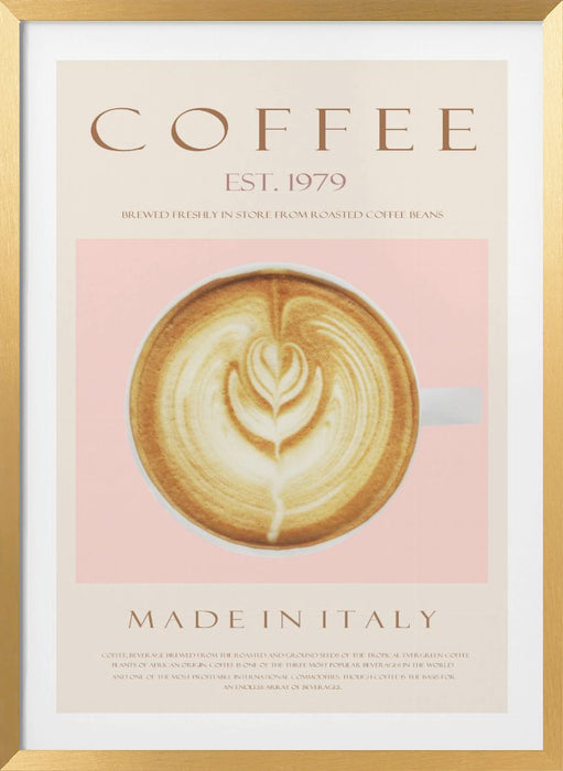 Coffee Est. 1979 Framed Art Wall Decor