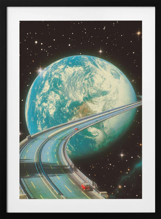 Highway Home Framed Art Wall Decor