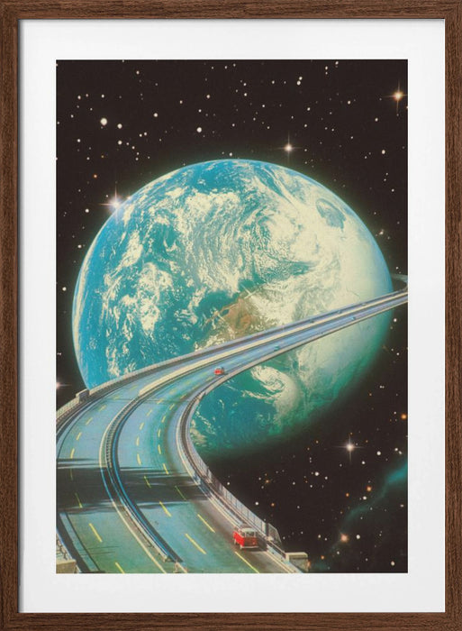 Highway Home Framed Art Wall Decor