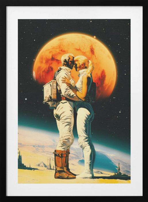 Intergalactic Love Framed Art Wall Decor