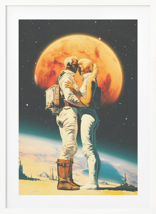 Intergalactic Love Framed Art Wall Decor