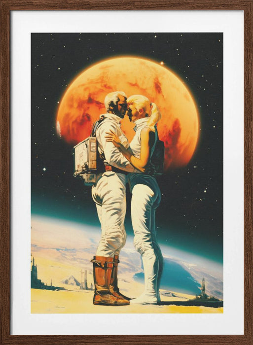 Intergalactic Love Framed Art Wall Decor