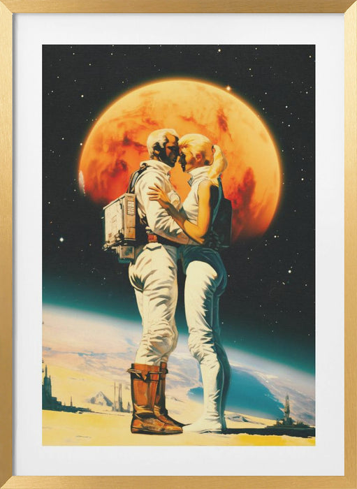 Intergalactic Love Framed Art Wall Decor