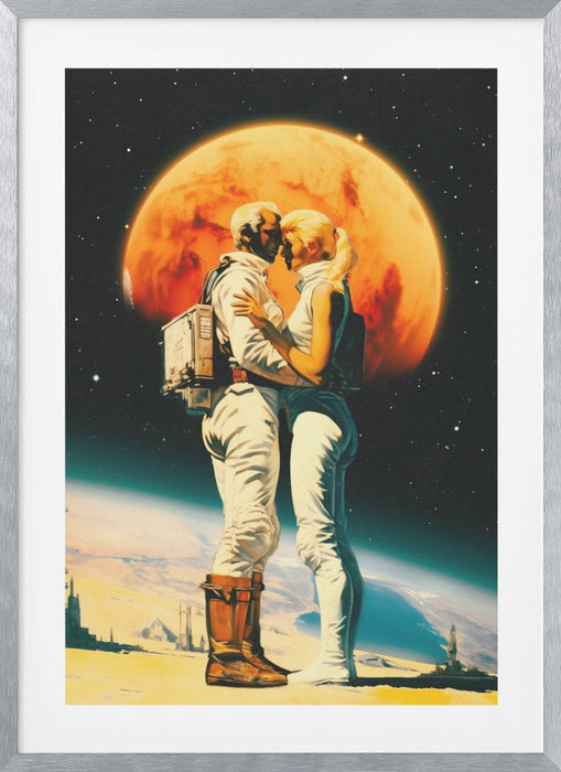 Intergalactic Love Framed Art Wall Decor