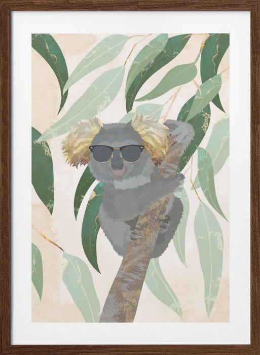 Cool Koala Framed Art Modern Wall Decor