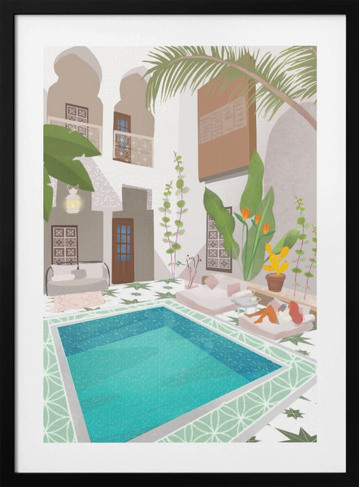 Riad Framed Art Modern Wall Decor