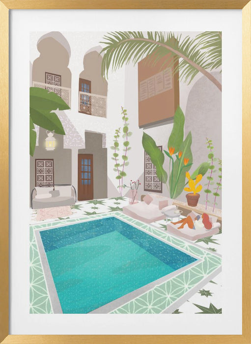 Riad Framed Art Modern Wall Decor