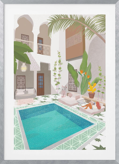 Riad Framed Art Modern Wall Decor