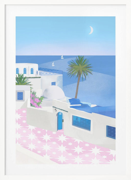 Tunis Framed Art Modern Wall Decor