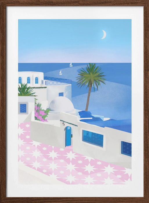 Tunis Framed Art Modern Wall Decor