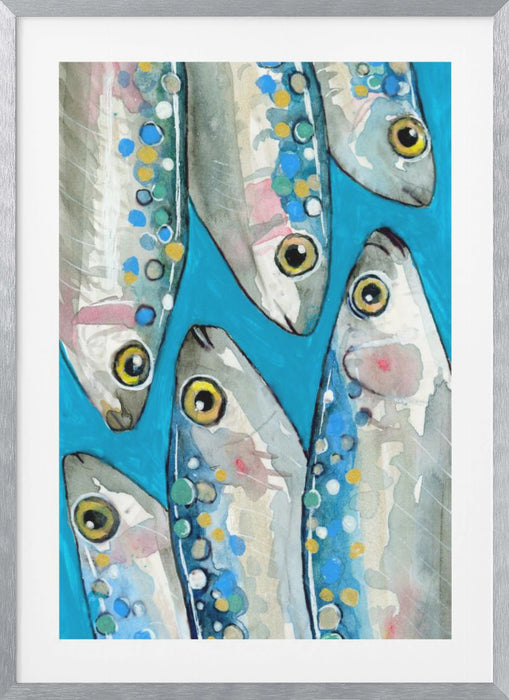 Fishes Framed Art Wall Decor