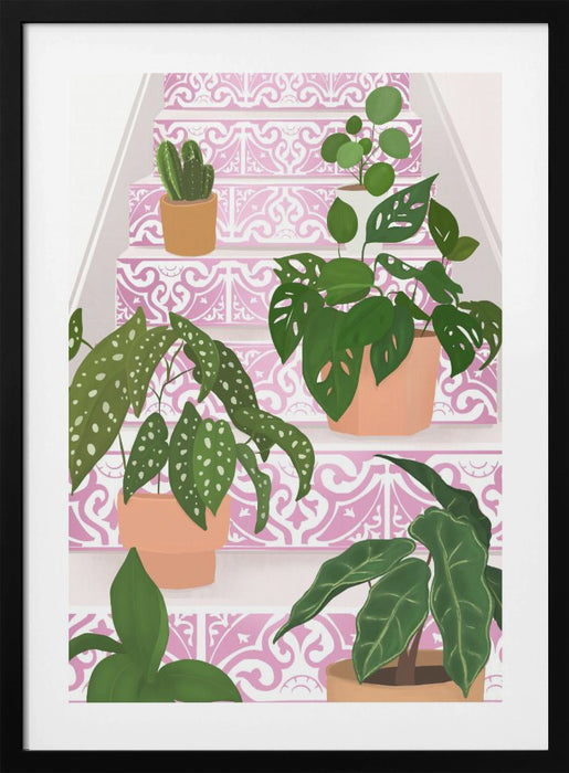 Plants Framed Art Modern Wall Decor