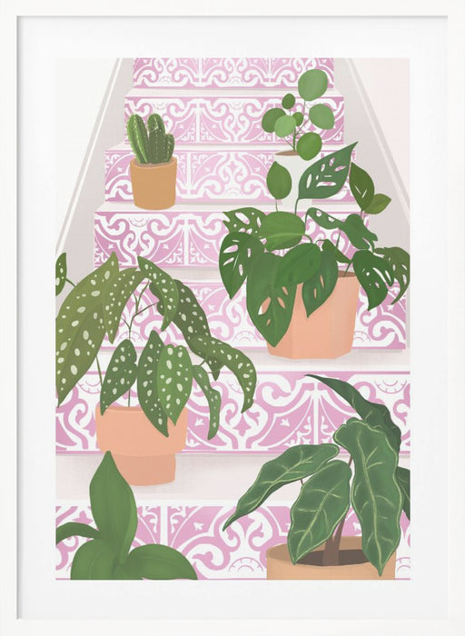 Plants Framed Art Modern Wall Decor