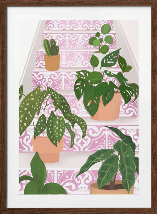 Plants Framed Art Modern Wall Decor