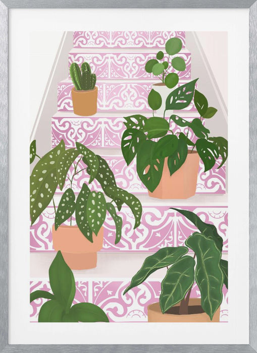 Plants Framed Art Modern Wall Decor