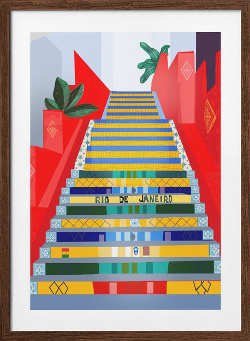 Rio de Janeiro Framed Art Modern Wall Decor