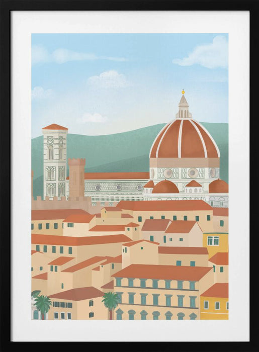 Florence Framed Art Modern Wall Decor