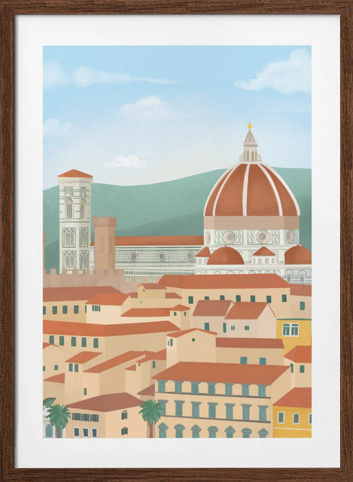 Florence Framed Art Modern Wall Decor