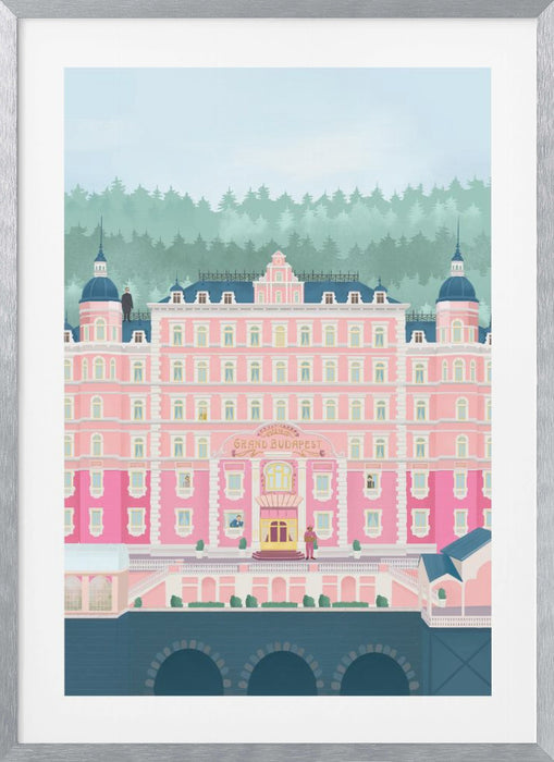 The Grand Budapest Hotel Framed Art Modern Wall Decor