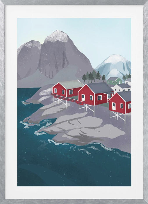 Norway Framed Art Modern Wall Decor