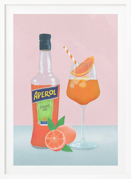 Aperol Spritz Framed Art Wall Decor