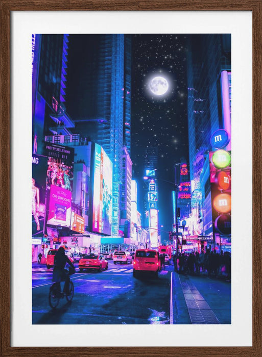 Moon City Framed Art Wall Decor