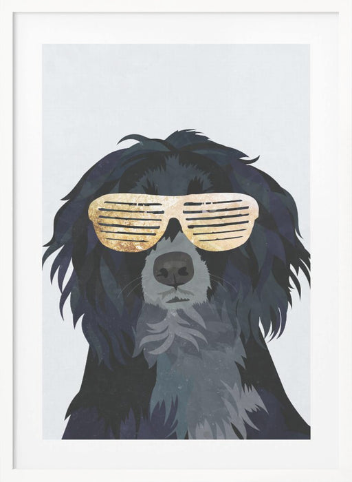 Hiphop Cockerspaniel Framed Art Wall Decor