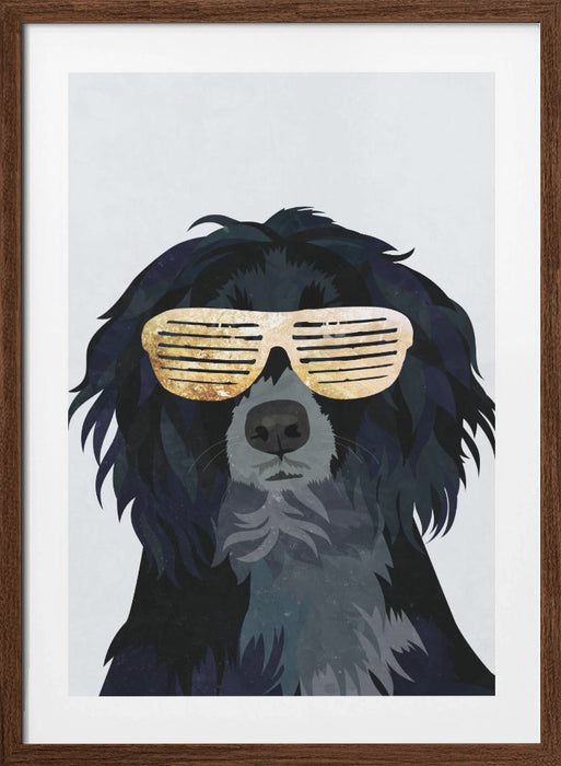 Hiphop Cockerspaniel Framed Art Wall Decor