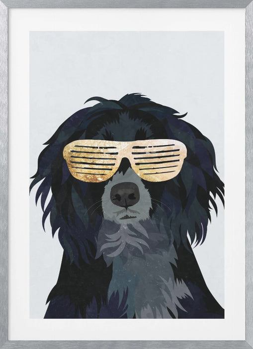 Hiphop Cockerspaniel Framed Art Wall Decor