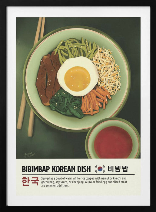 Bibimbap Framed Art Wall Decor