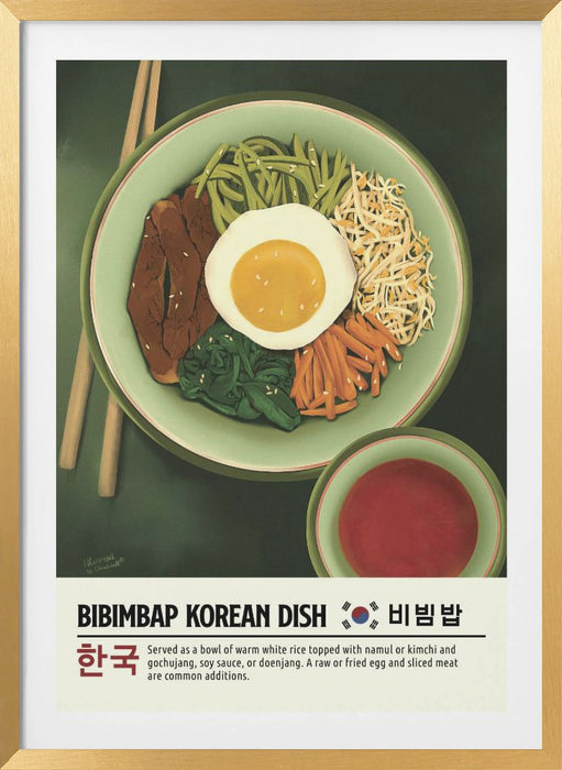 Bibimbap Framed Art Wall Decor