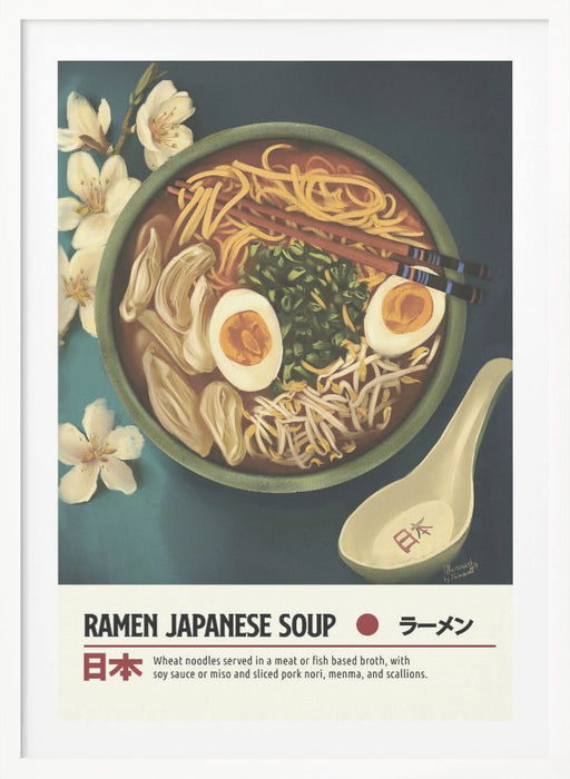 Ramen Framed Art Wall Decor