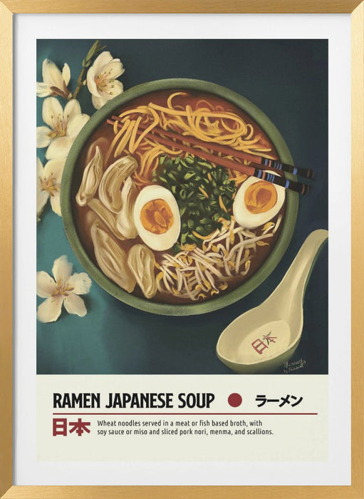 Ramen Framed Art Wall Decor