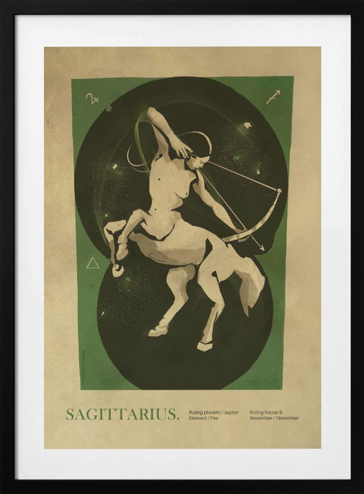 Sagitarius print Framed Art Wall Decor