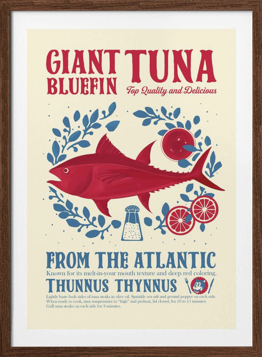 Tuna kitchen print Framed Art Wall Decor