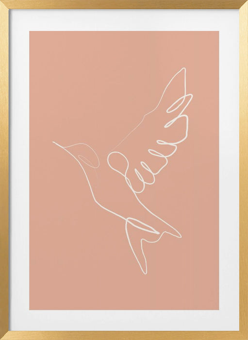 Bird Framed Art Modern Wall Decor