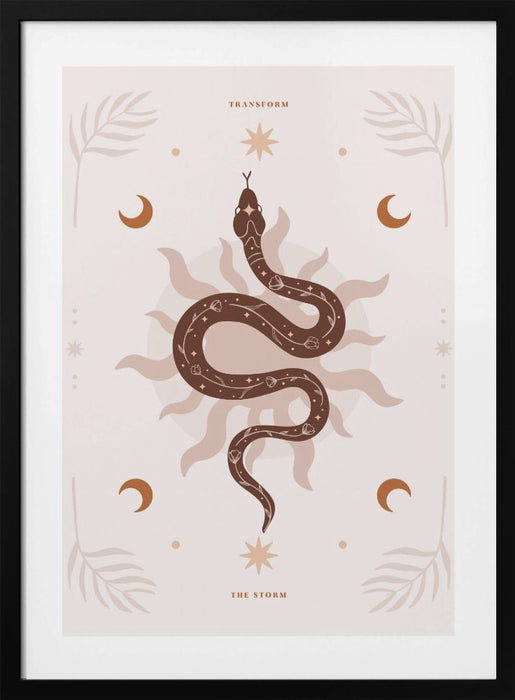 Snake Transform Framed Art Wall Decor