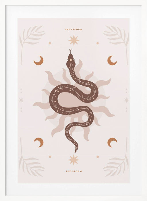 Snake Transform Framed Art Wall Decor