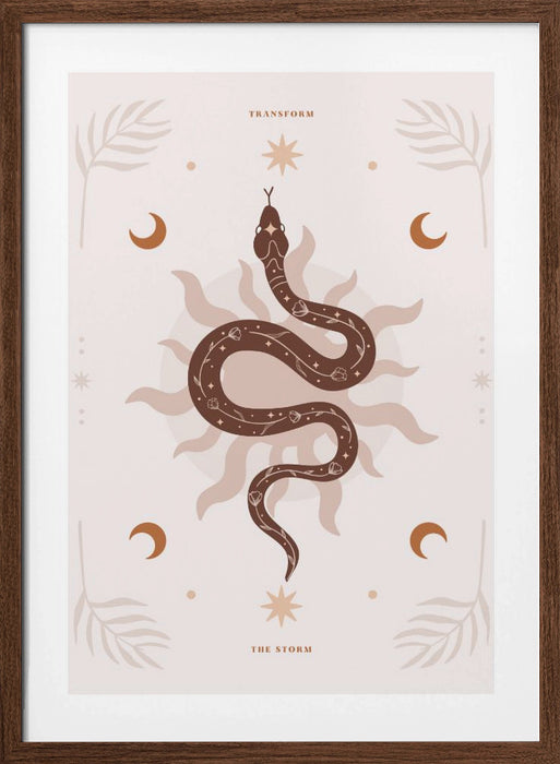 Snake Transform Framed Art Wall Decor