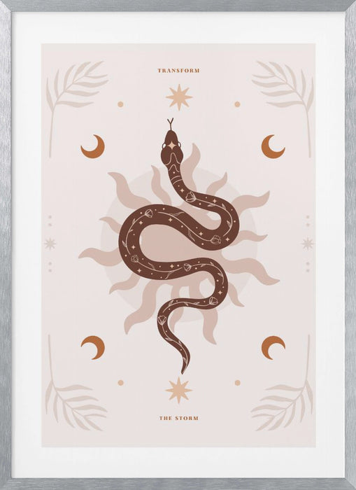 Snake Transform Framed Art Wall Decor