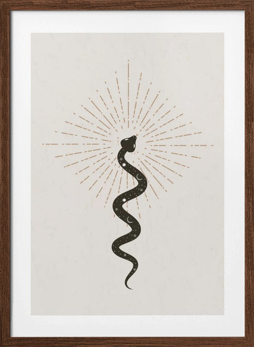 Spirit Serpent Framed Art Wall Decor