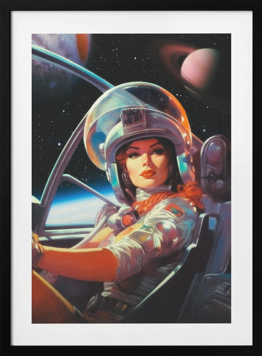 Next Stop Mars Framed Art Wall Decor