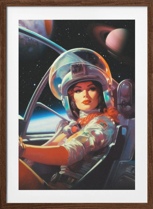 Next Stop Mars Framed Art Wall Decor