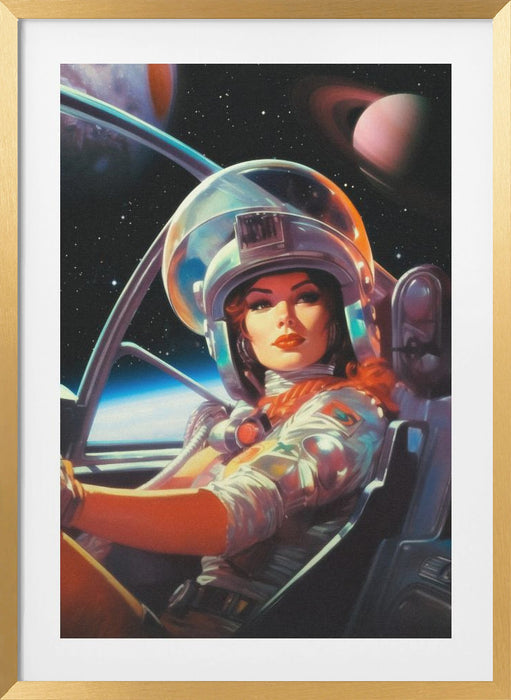 Next Stop Mars Framed Art Wall Decor