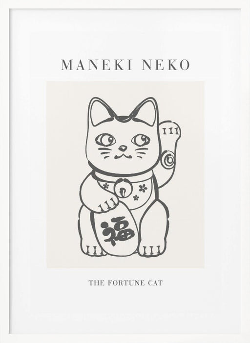 Manekineko No2 Framed Art Wall Decor