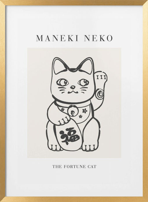 Manekineko No2 Framed Art Wall Decor