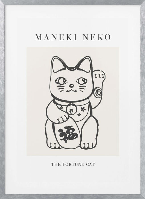 Manekineko No2 Framed Art Wall Decor