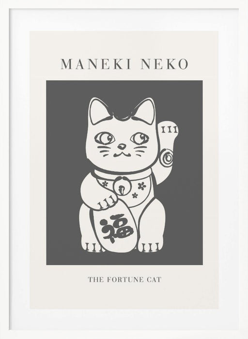 Manekineko Framed Art Wall Decor